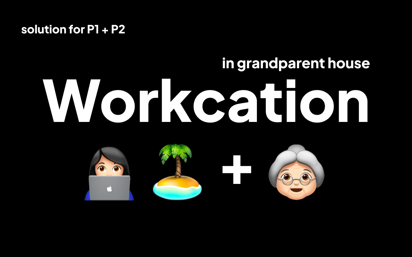 Workation 아이디어